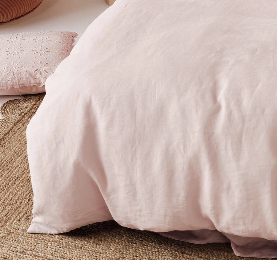 Nimes Duet Quilt Cover Set Range Rose and Cinnamon