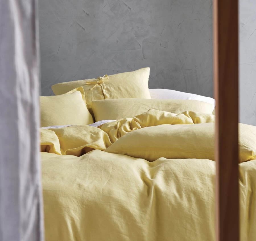 Nimes Linen Quilt Cover Set Range Meadow