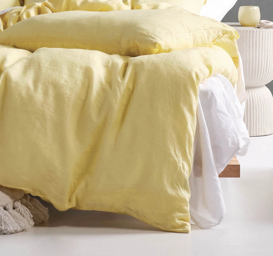 Nimes Linen Quilt Cover Set Range Meadow
