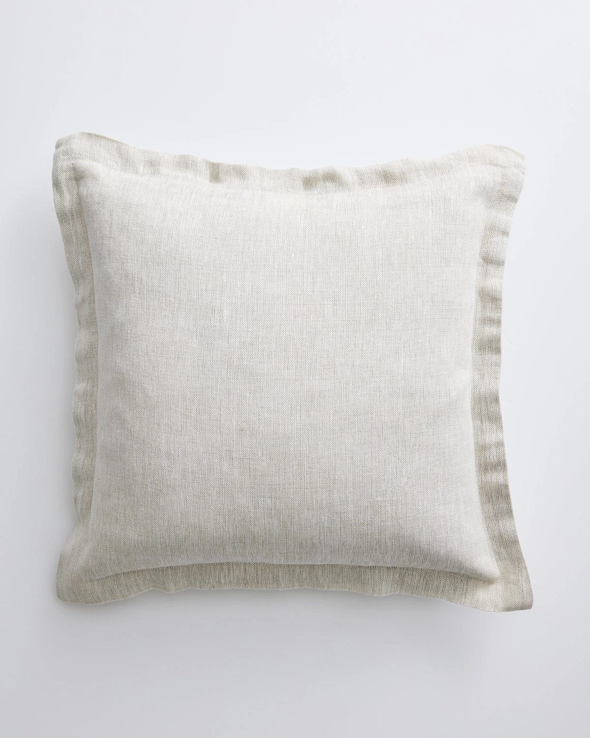 Oatmeal 100% French Flax Linen Cushion Cover
