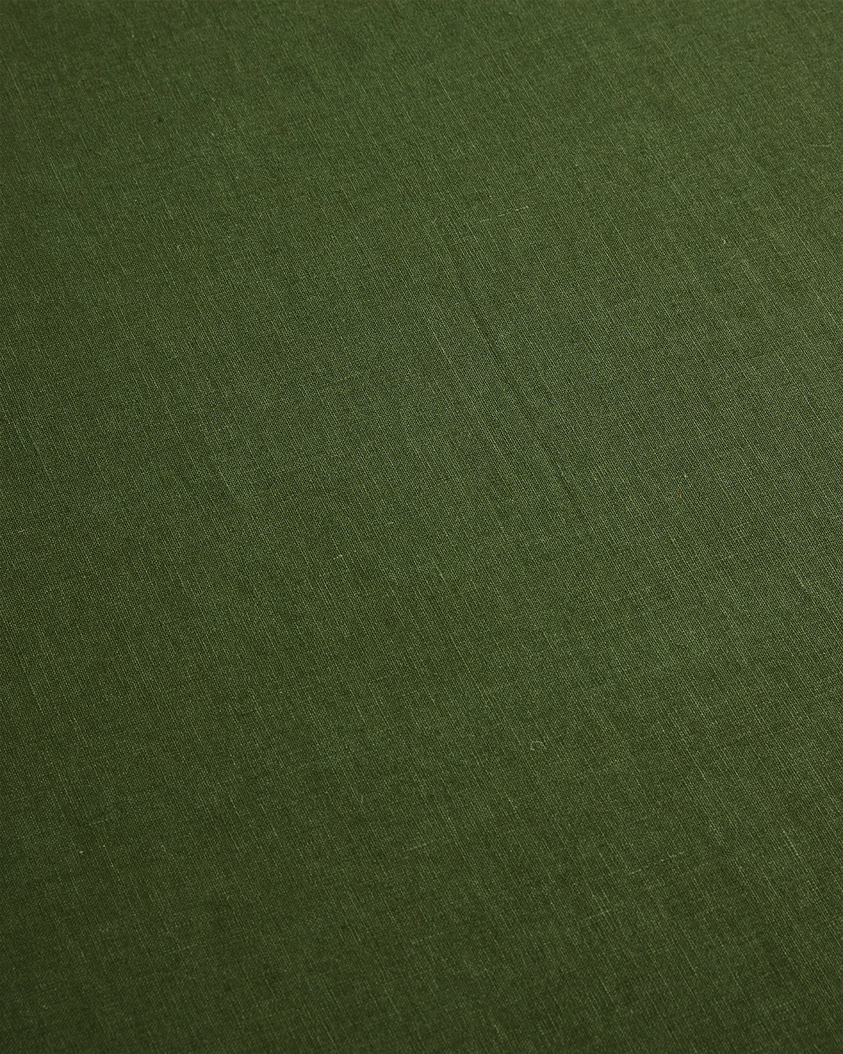 Olive Heavy Linen Bed Cover