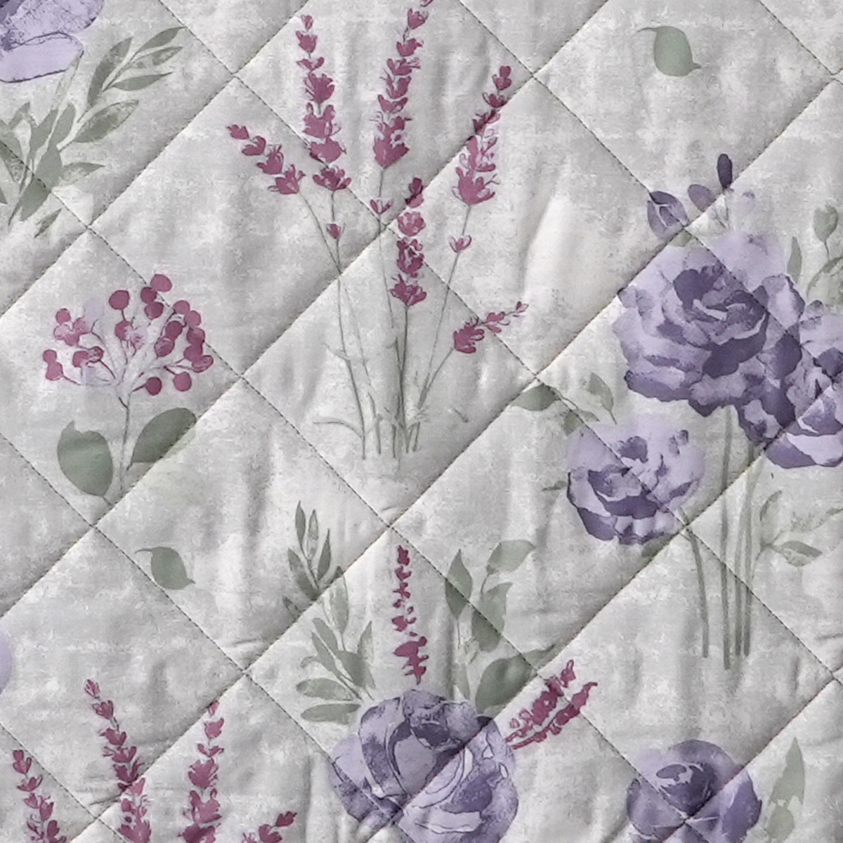 Optimist Bloom Soft Rose 4PC Quilt/Quilted Bed Cover Set
