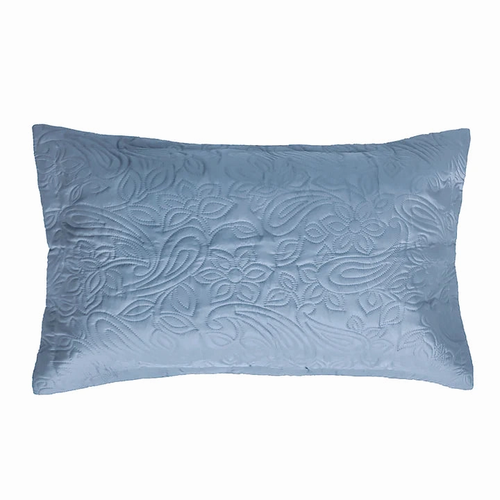 Paisley Coverlet Set By Bambury - Blue