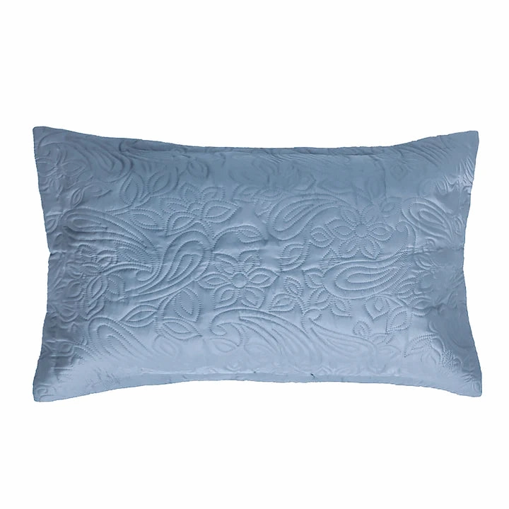 Paisley Coverlet Set By Bambury - Blue