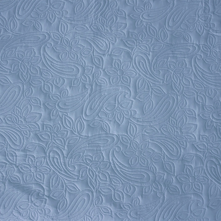 Paisley Coverlet Set By Bambury - Blue