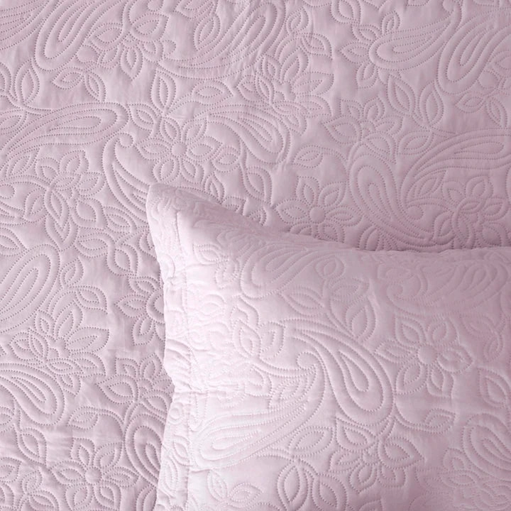 Paisley Coverlet Set By Bambury - Dusk