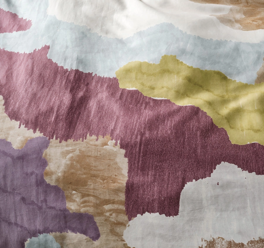 Panorama Quilt Cover Set Range Lavender