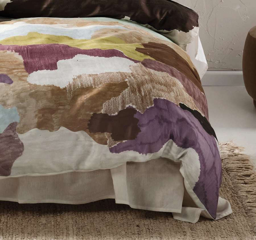 Panorama Quilt Cover Set Range Lavender
