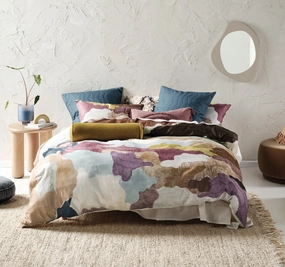 Panorama Quilt Cover Set Range Lavender