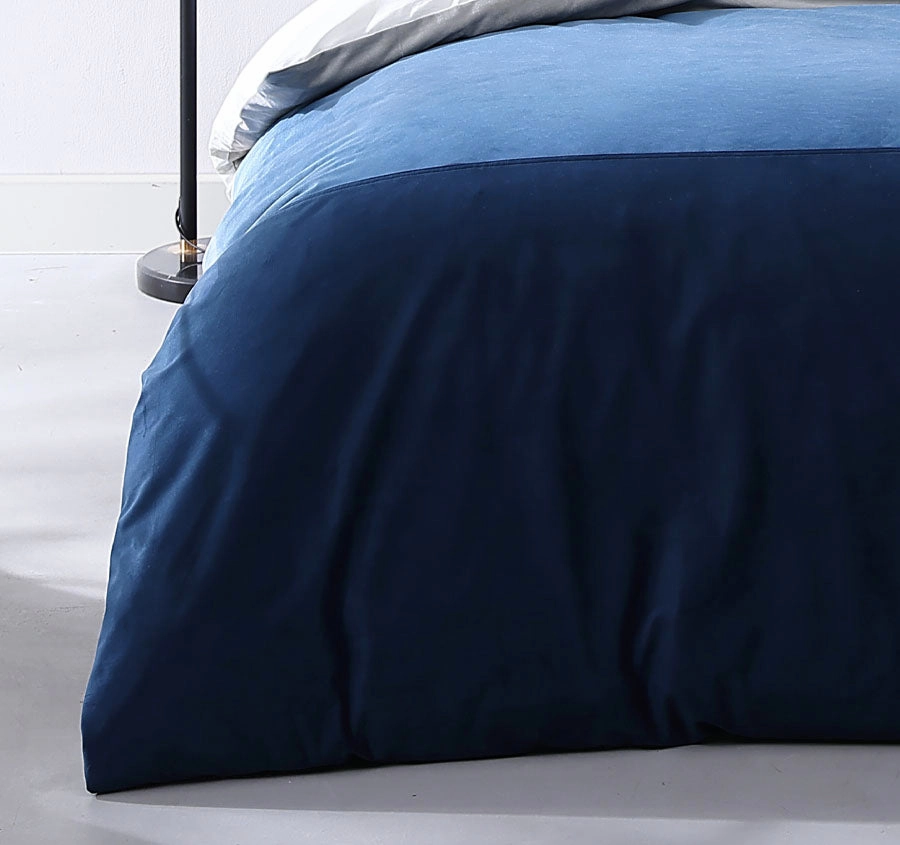 Parker Quilt Cover Set Range Blue