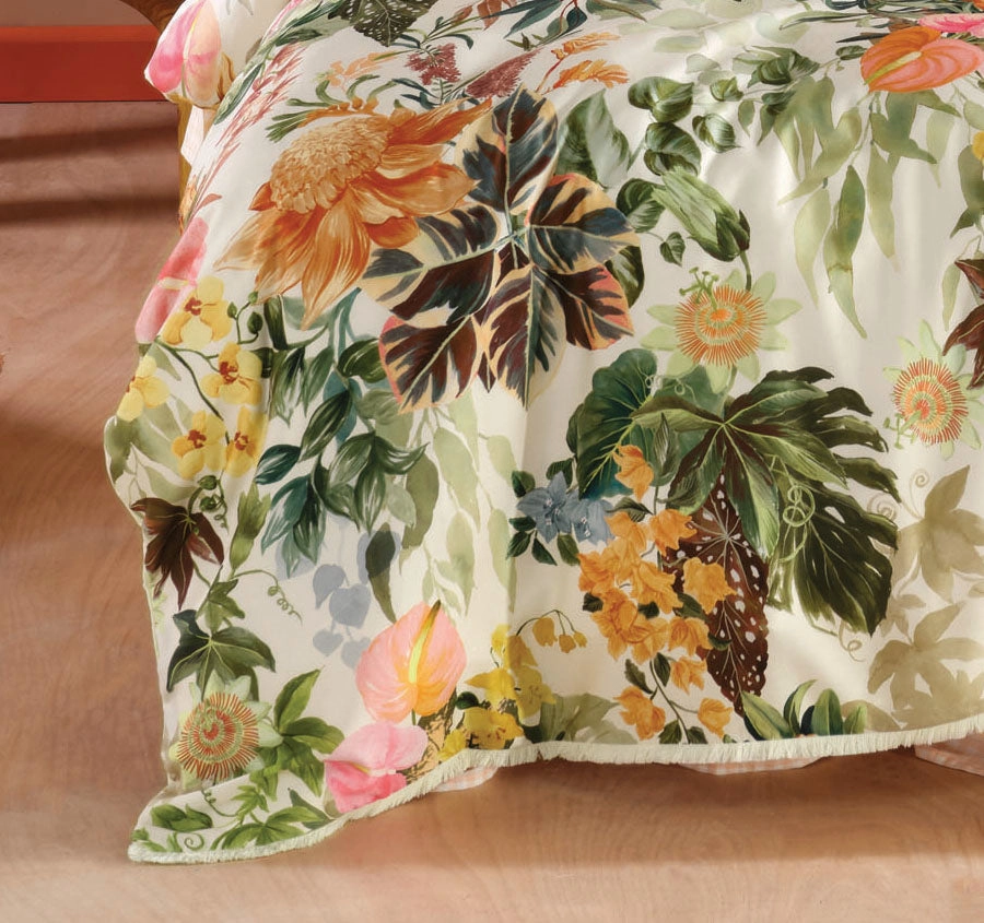 Passionflower Quilt Cover Set Range Multi