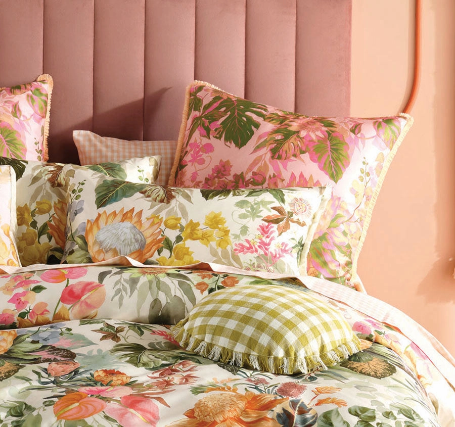 Passionflower Quilt Cover Set Range Multi