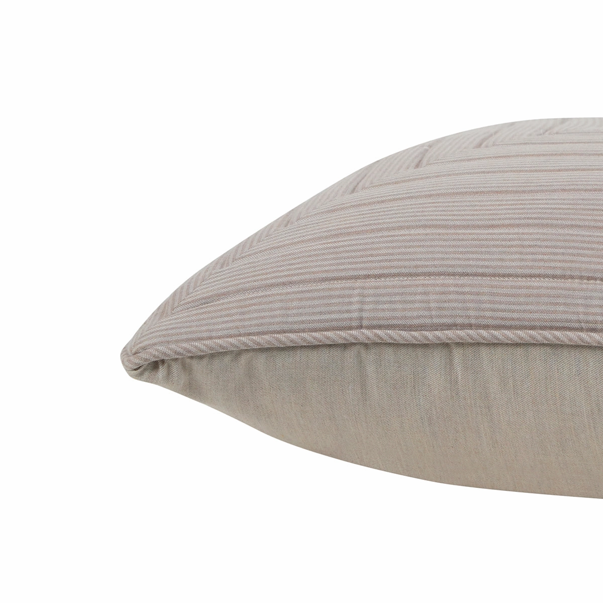Pin Stripe Made With Egyption Cotton Ultra Soft Beige Cushion Cover