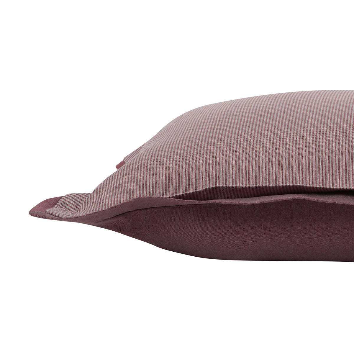Pin Stripe Made With Egyption Cotton Ultra Soft Red Cushion Cover