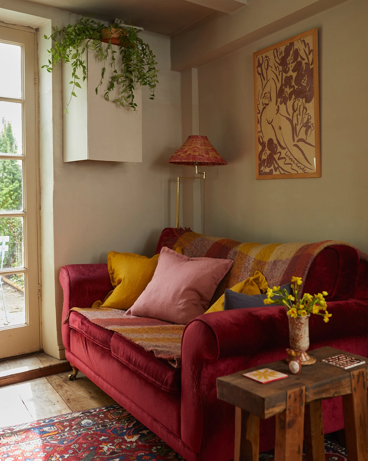 Pink Clay 100% French Flax Linen Cushion Cover