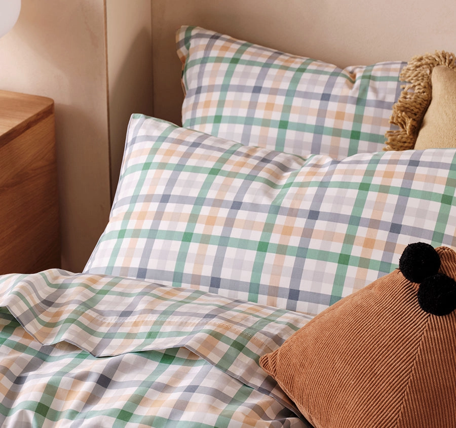 Playground Quilt Cover Set Range Green
