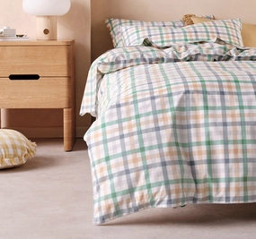 Playground Quilt Cover Set Range Green