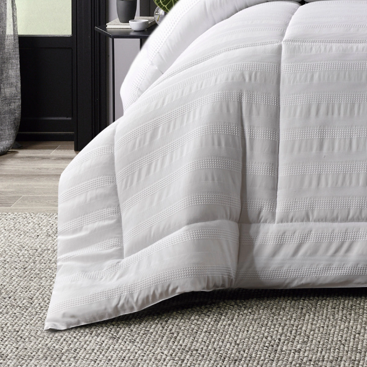 Porter White Comforter Set by Bianca