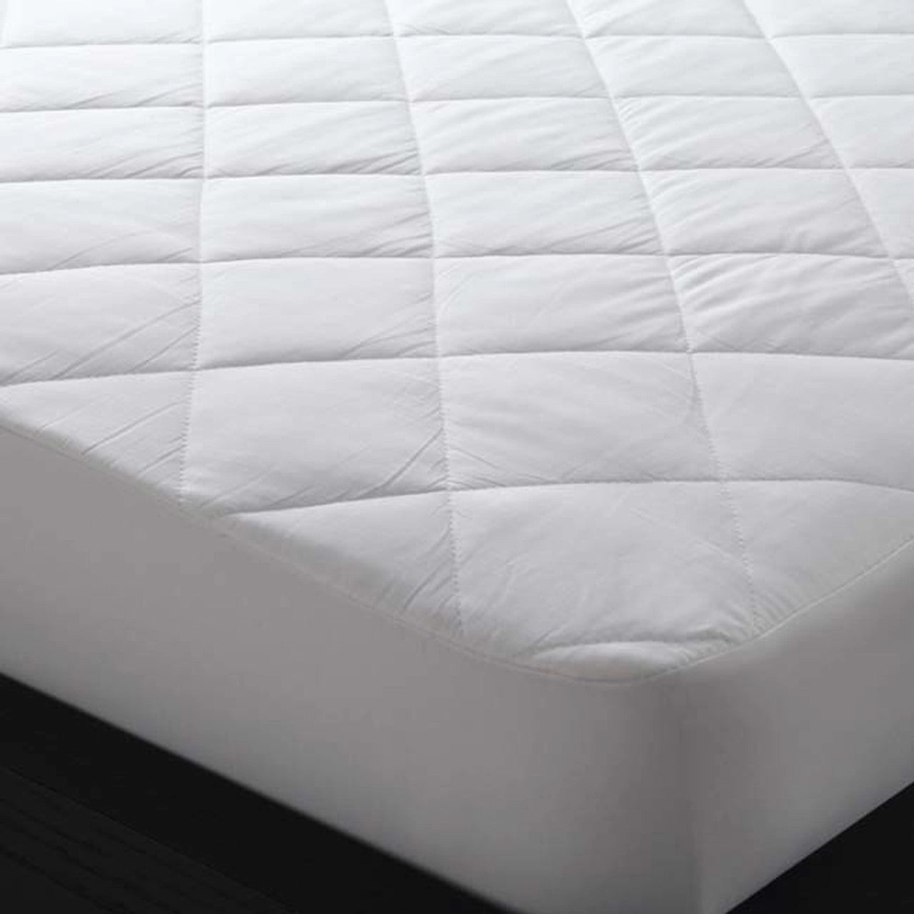 Pure Cotton Quilted Mattress Protector by Logan & Mason