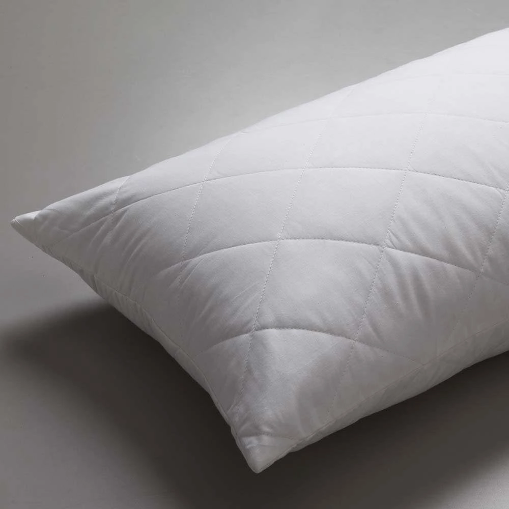Pure Cotton Quilted Pillow Protector by Logan & Mason