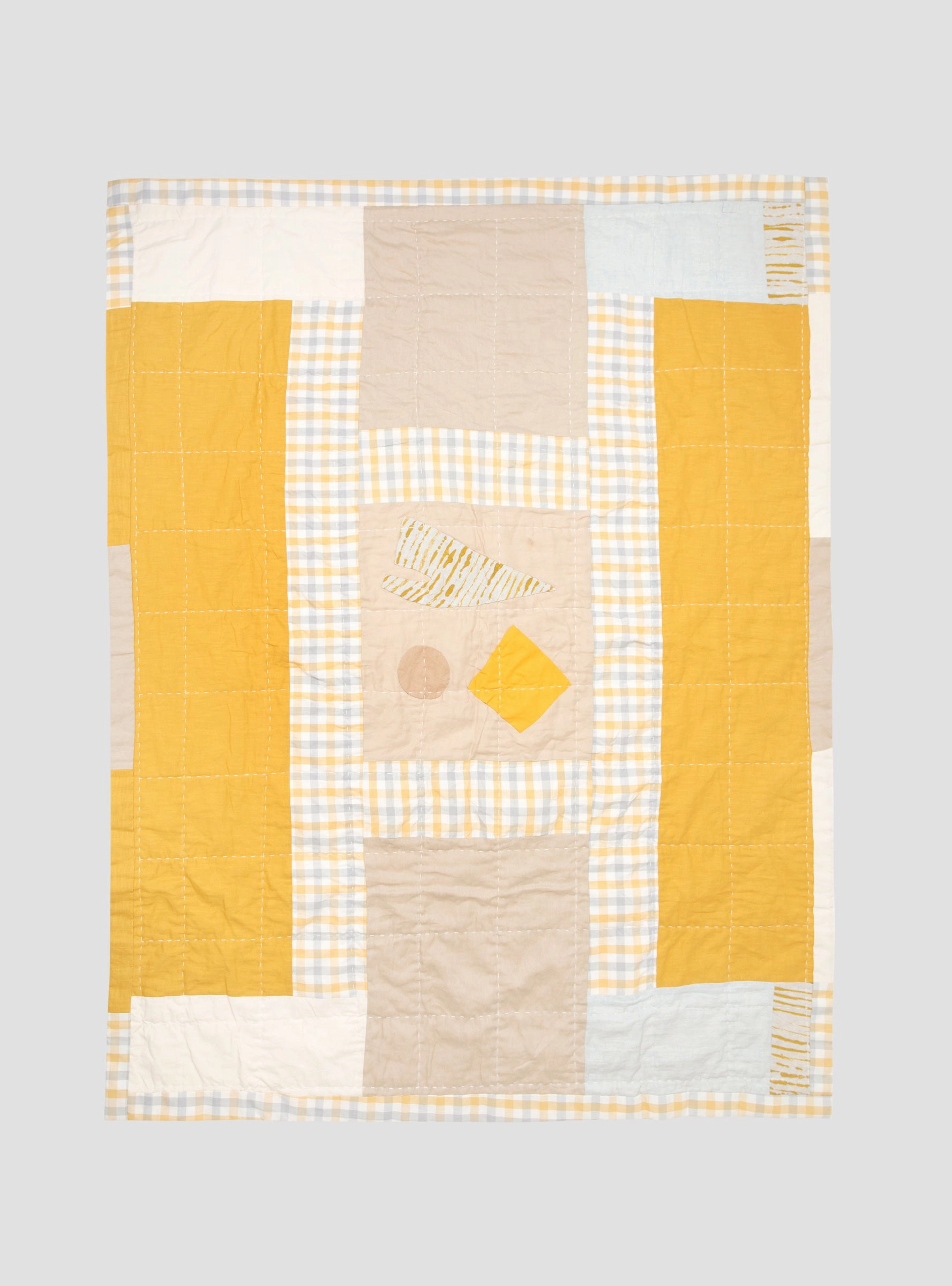 Raptors Quilt Yellow