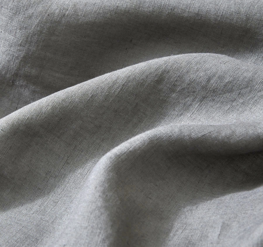 Ravello Linen Quilt Cover Range Charcoal