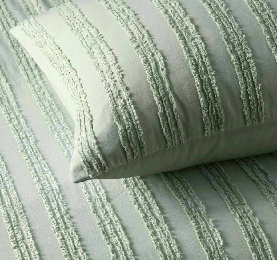 Reflections Quilt Cover Set Range Sage