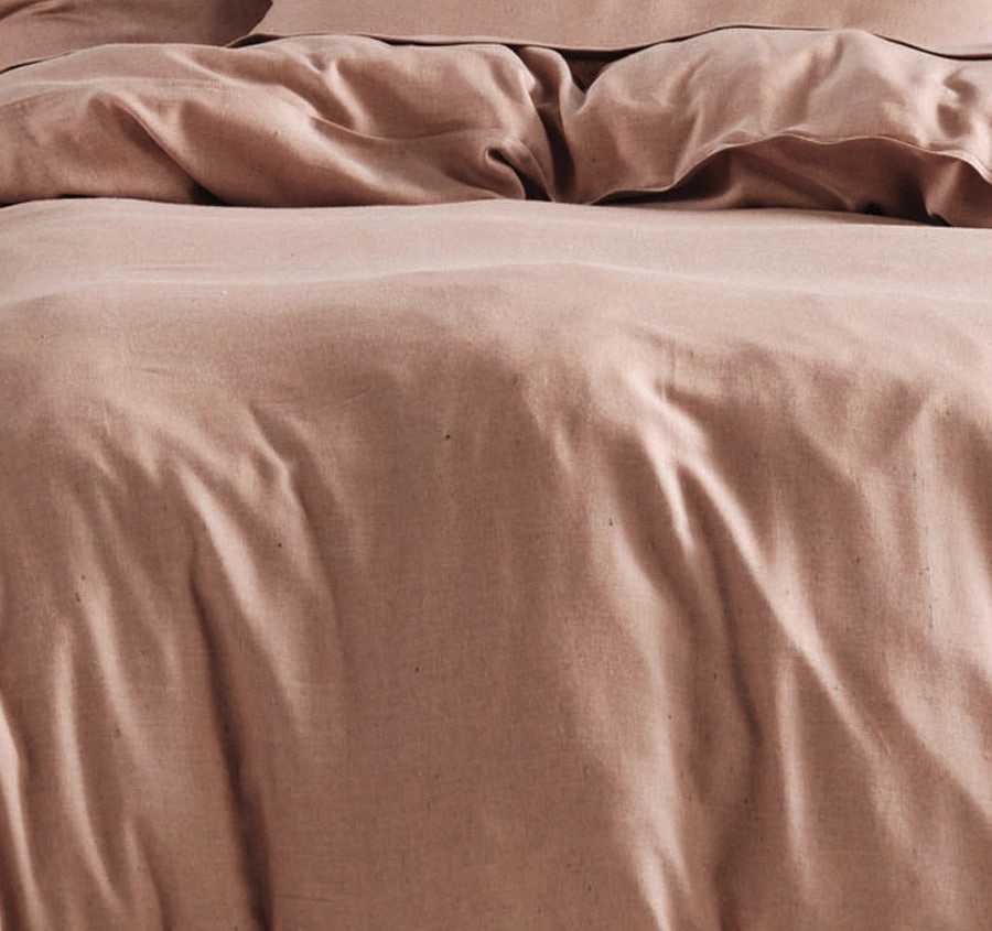 ReJeaneration Rialta Quilt Cover Set Range Rust