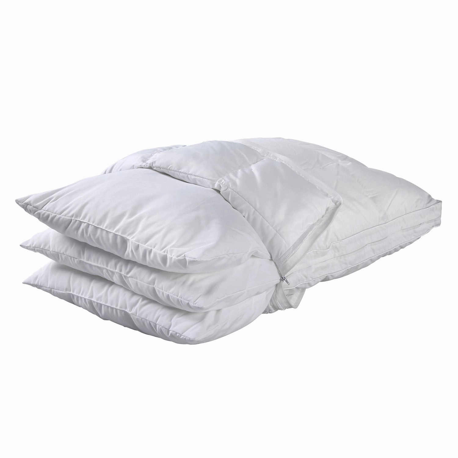 Relax Right Pure Microfibre  Pillow 3 in 1 Adjustable height 1150g