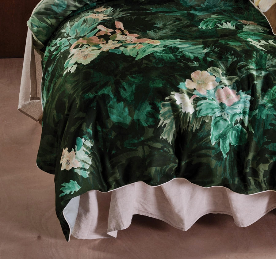 Retreat Quilt Cover Set Range Green