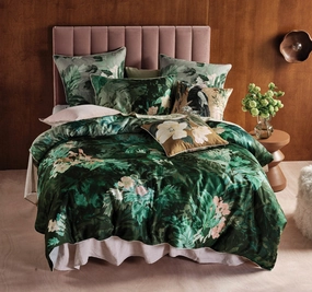 Retreat Quilt Cover Set Range Green