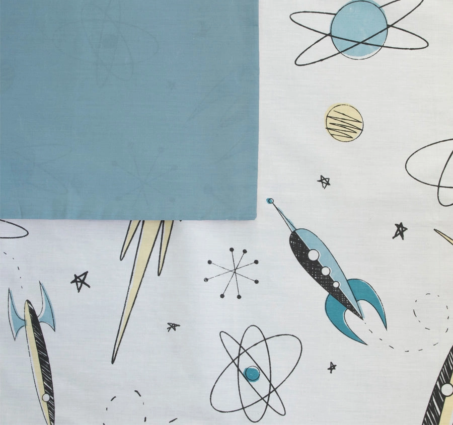 Rocket Boy Quilt Cover Set Range Chambray
