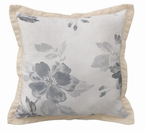 Rosetta Grey Coordinate Cushion 43 x 43cm by Bianca