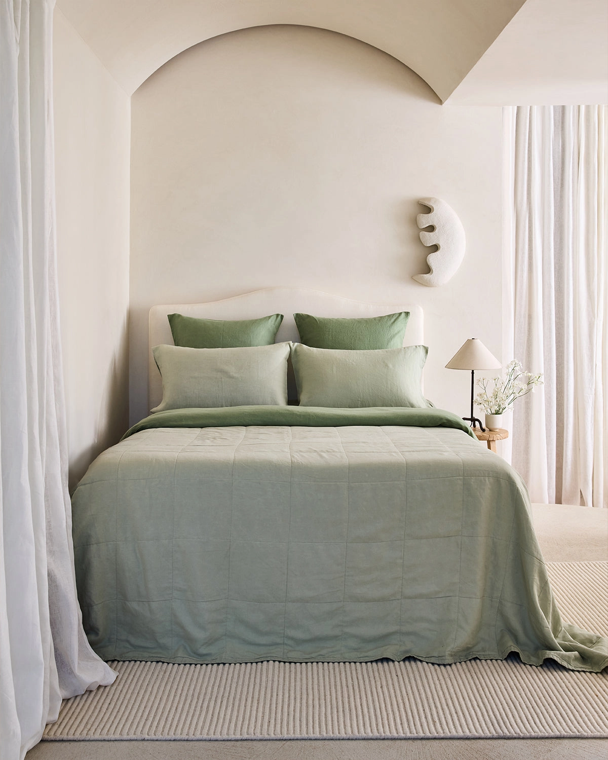 Sage & Pistachio Quilt Bedding Bundle