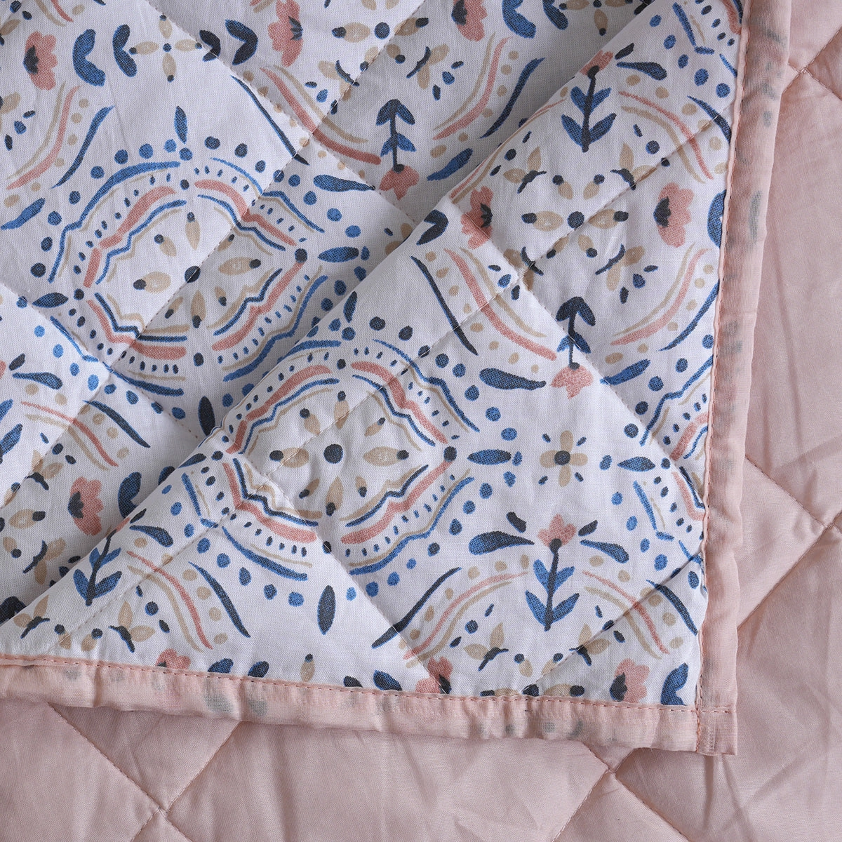Sensory Bloom Avery 4 pcs Blue Quilt Set