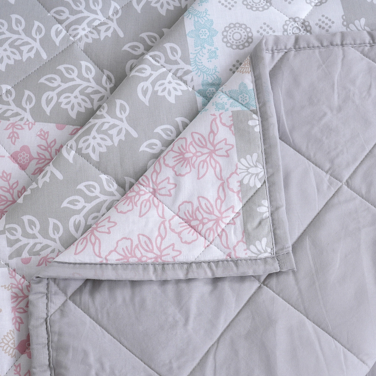 Sensory Bloom Lennon 4 pcs Blue Quilt Set