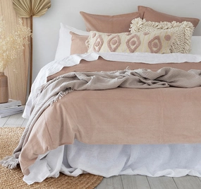 Sloane Quilt Cover Set Range Shell