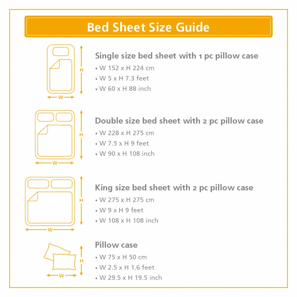 Slumber Plain Easy Care Percale 100% Cotton Cinnabar Crisp Bed Sheet with Pillow Case