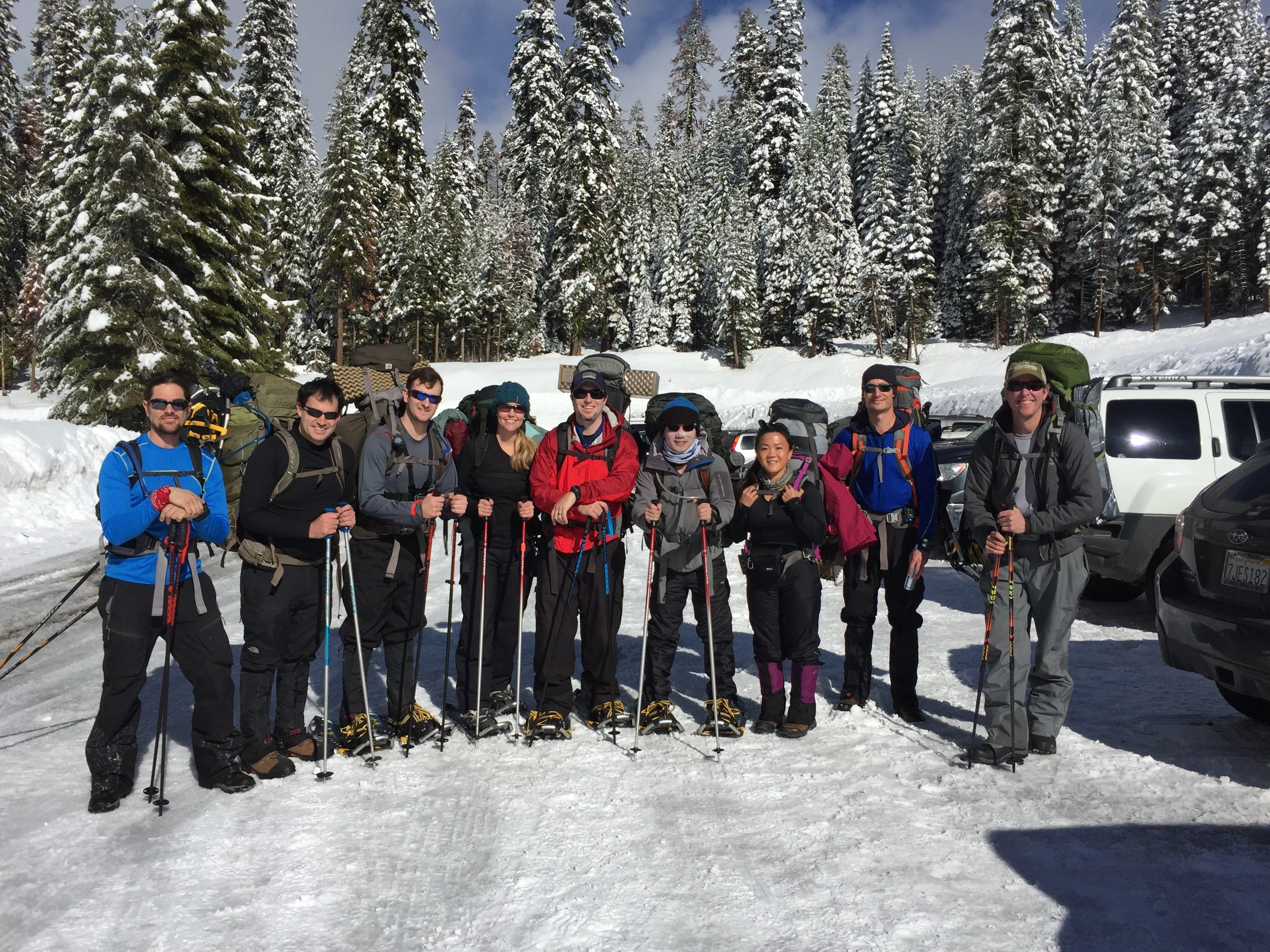 Snowshoeing Yosemite: Tuolumne Grove/Gin Flat Weekend