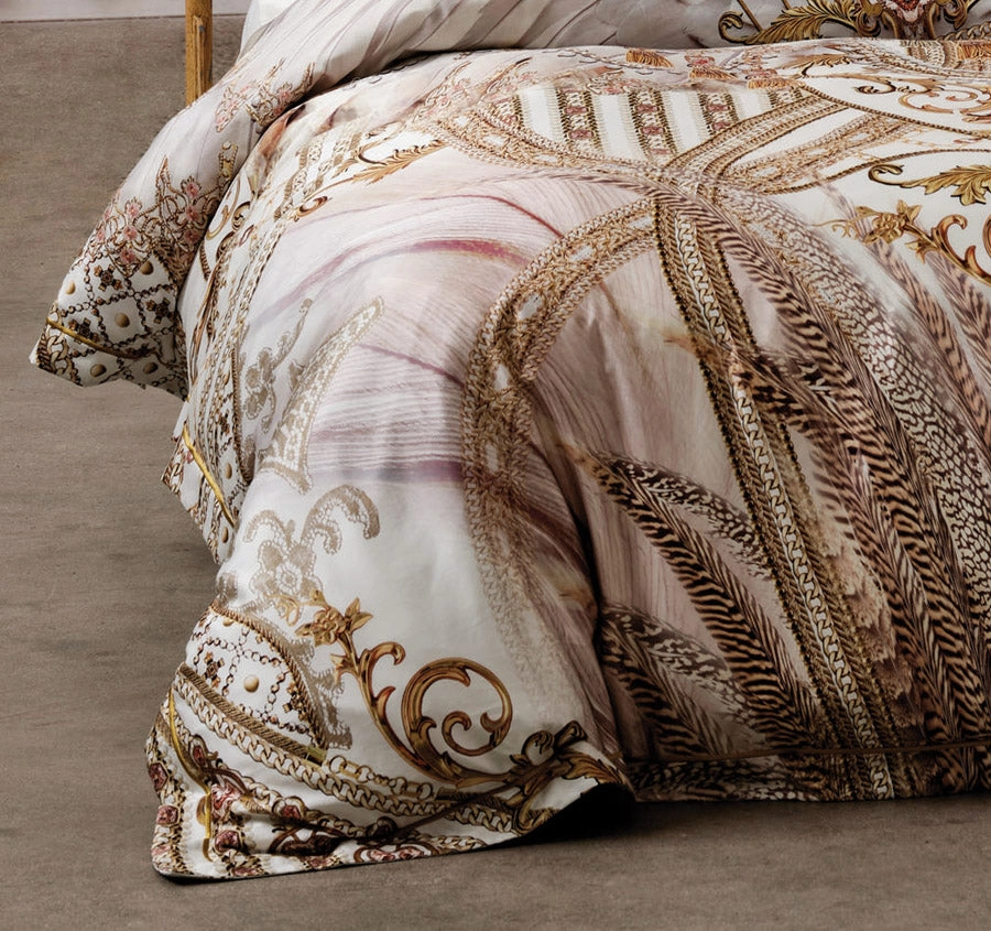 Soar Like An Eagle Quilt Cover Set Range Gold