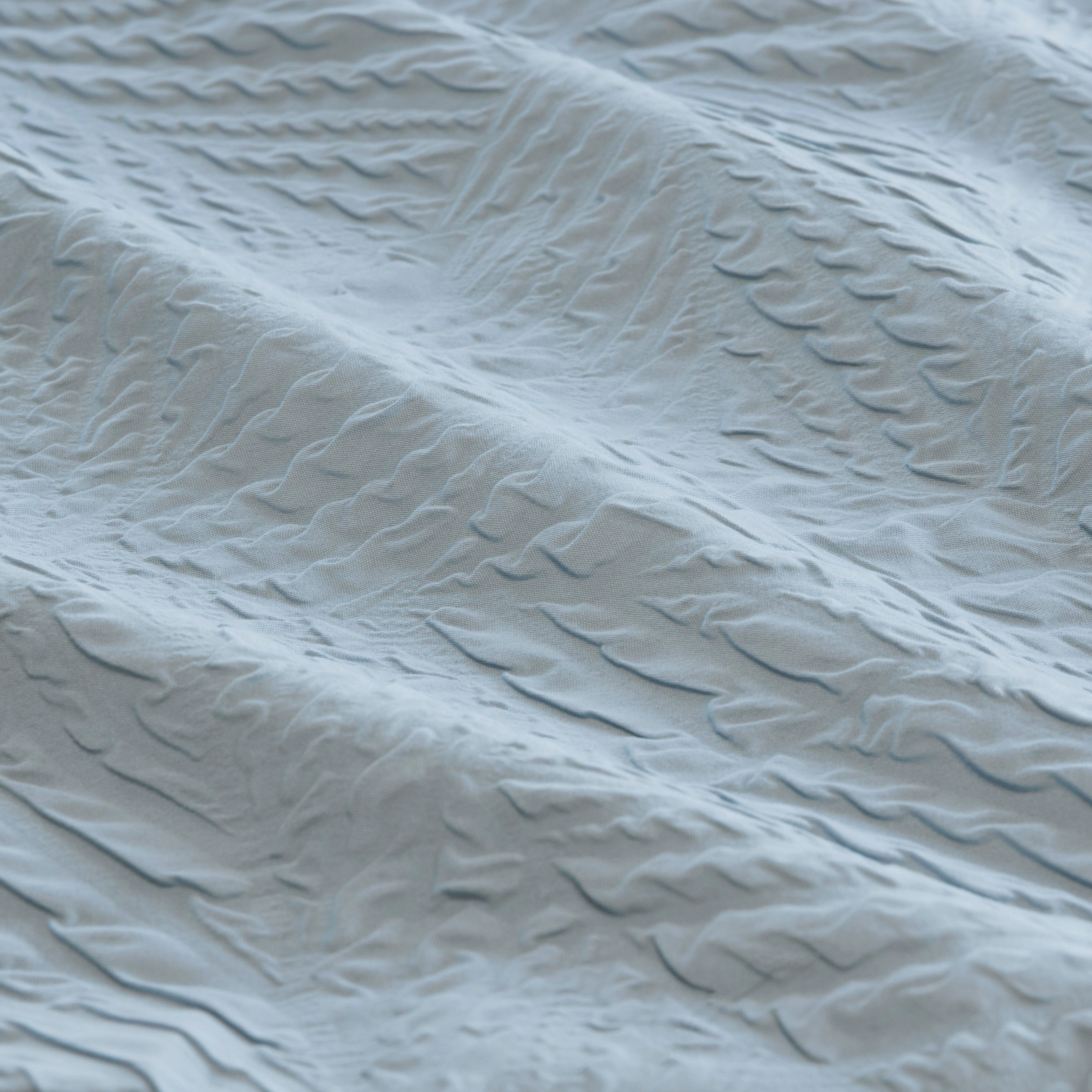 South Coast Pale Blue Embossed Quilt Cover Set by Ardor