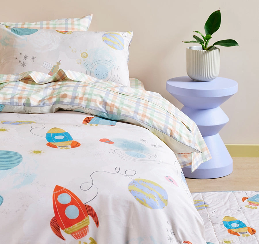 Space Discovery Quilt Cover Set Range Multi