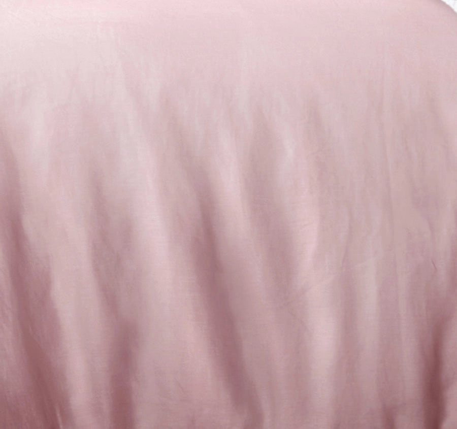 Stonewashed French Linen Quilt Cover Set Range Blush