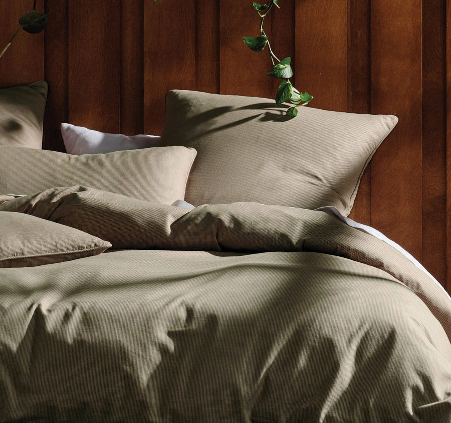 Stornoway Quilt Cover Set Range Moss