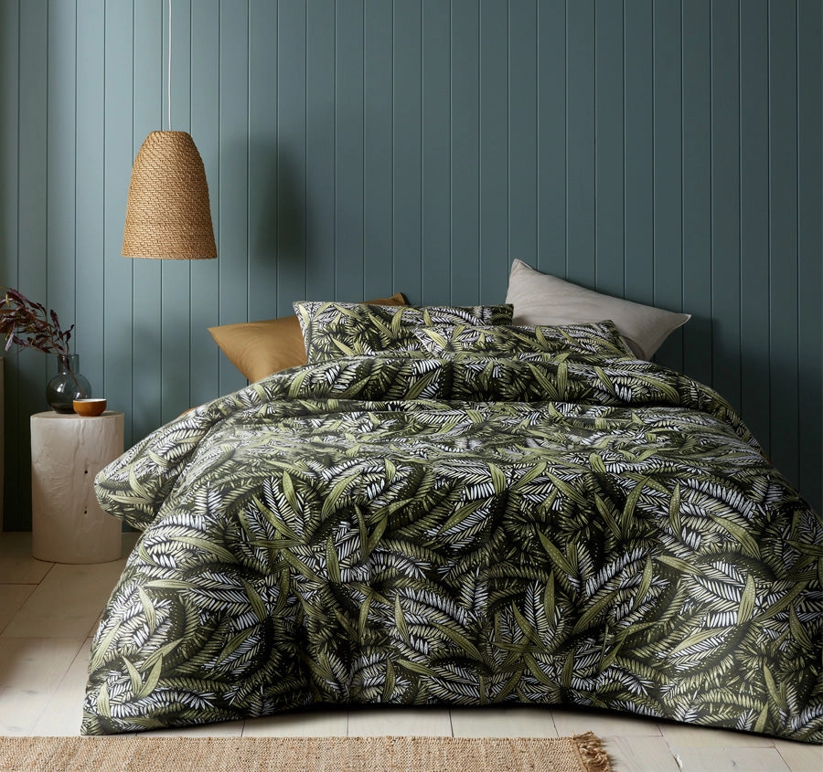 Styx Quilt Cover Set Range Green