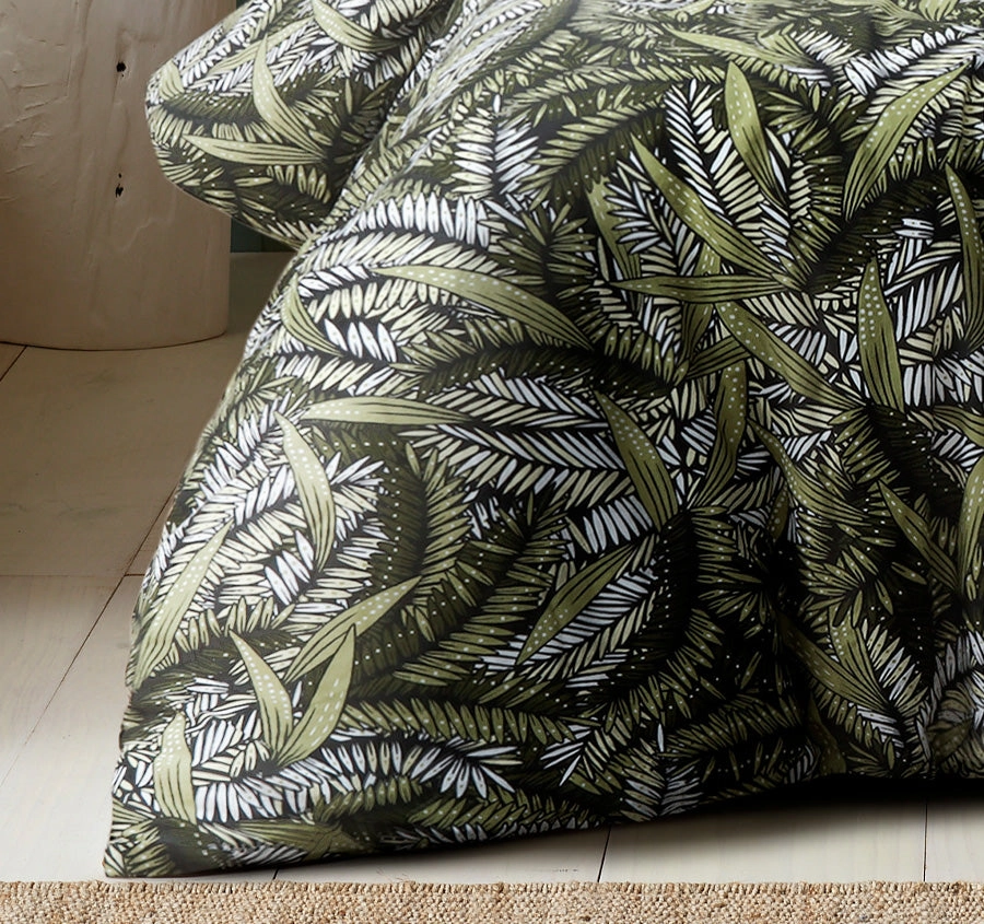 Styx Quilt Cover Set Range Green