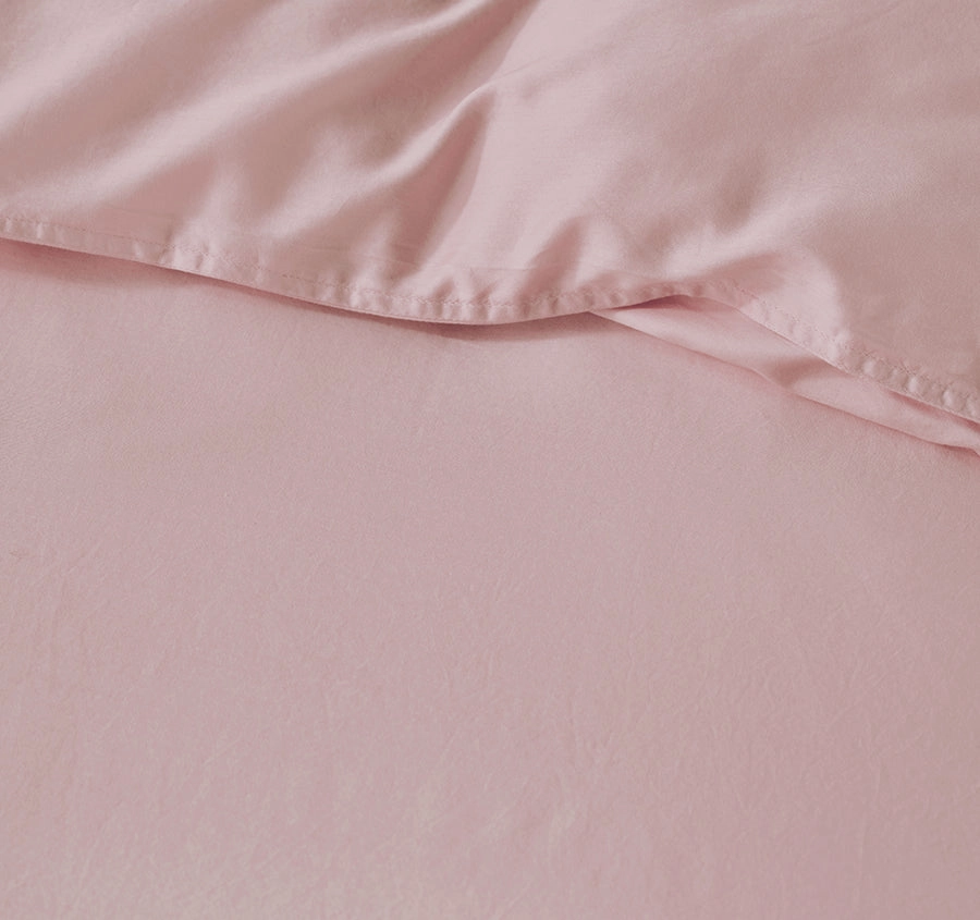 Surf Wash Quilt Cover Set Range Dusty Rose