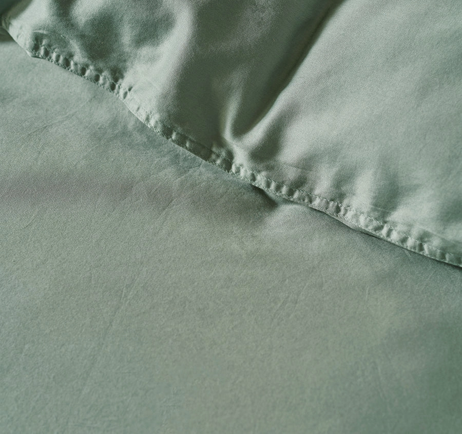 Surf Wash Quilt Cover Set Range Seafoam