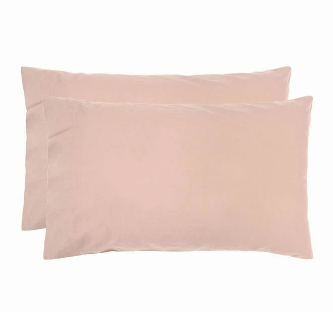 Temple Organic Cotton Quilt Cover Set Range Rosewater