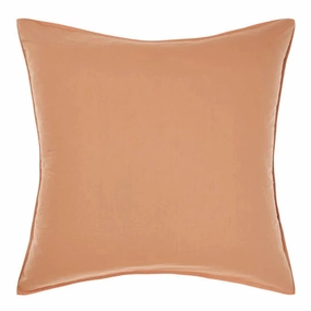 Terra Organic Cotton CARAMEL European Pillowcase by Linen House